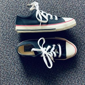 Vintage ESPRIT Canvas Sneakers SZ 6 Black